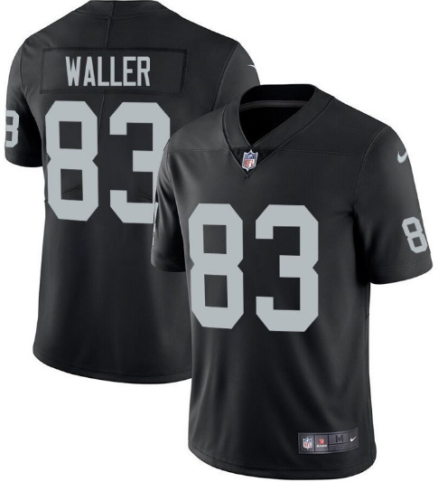 Toddlers Las Vegas Raiders #83 Darren Waller Black Vapor Limited Stitched Jersey